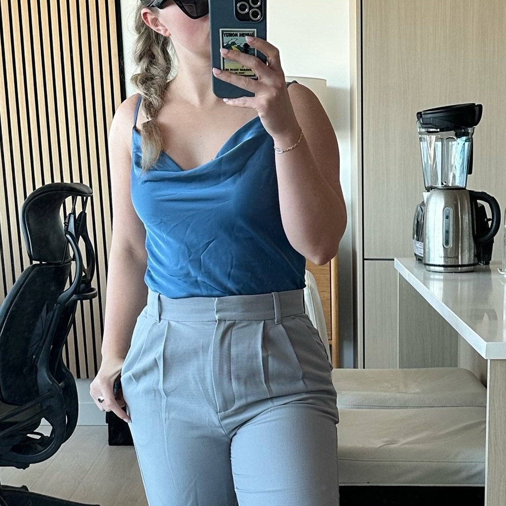 Babaton Blue Cami Top - Picture 2 of 2